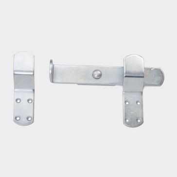 Silver Shires Kick Over Door Bolt