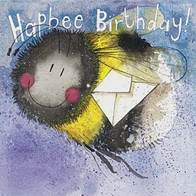 Alex Clark Square Birthday Card Birthday Bee image 1