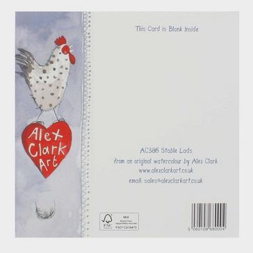  Alex Clark Square Birthday Card Stable Lads