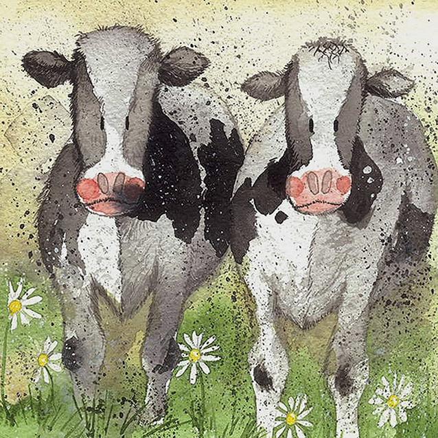  Alex Clark Cow Card image 1