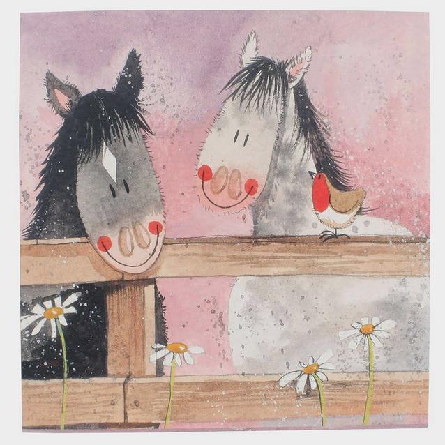  Alex Clark Square Blank Card Horse Whispers image 1