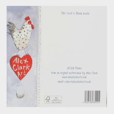  Alex Clark Square Blank Card Ponies