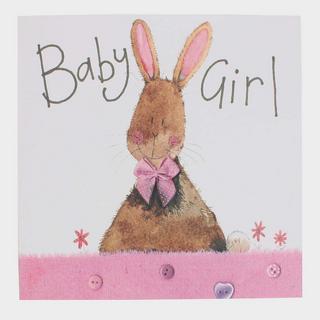 Sparkle Card Bunny Girl