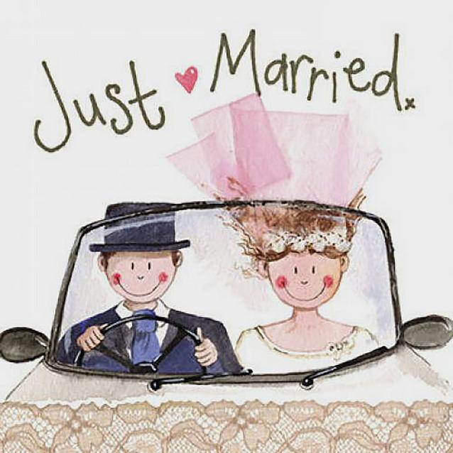  Alex Clark Sparkle Card Just Married image 1