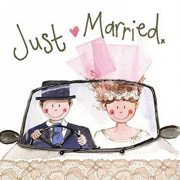  Alex Clark Sparkle Card Just Married