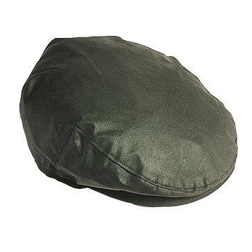 Green Barbour Mens Sylkoil Wax Cap Olive