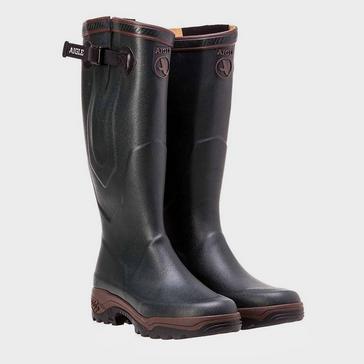 Brown Aigle Womens Parcours 2 Vario Wellington Boots Bronze