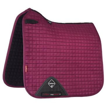 Purple LeMieux ProSport Suede Dressage Square Saddle Pad Plum