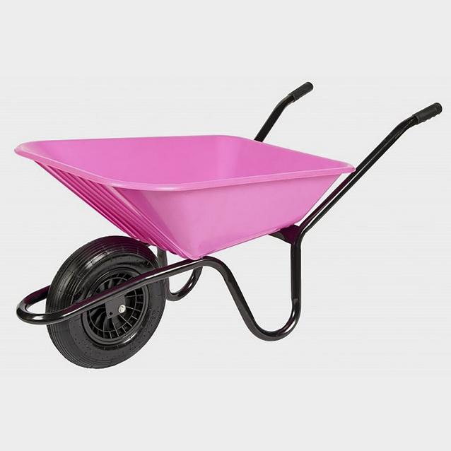 Pink Carrimore Stable Barrow 90 Litre Pink image 1