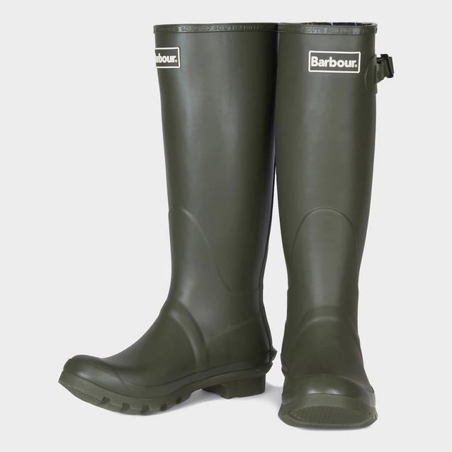 Green Barbour Womens Bede Wellington Boots Olive image 1