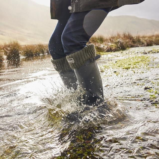 Barbour Womens Bede Wellington Boots Olive Naylors