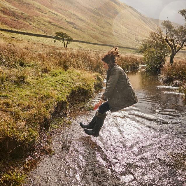 Barbour boots womens olive online