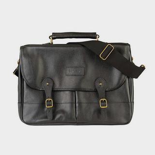 Leather Briefcase Black
