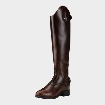 Brown Ariat Ladies Bromont Pro Tall H2O Insulated Riding Boots Chocolate