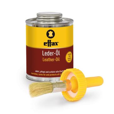 Clear Trilanco Effax Leather Oil and Brush 475ml