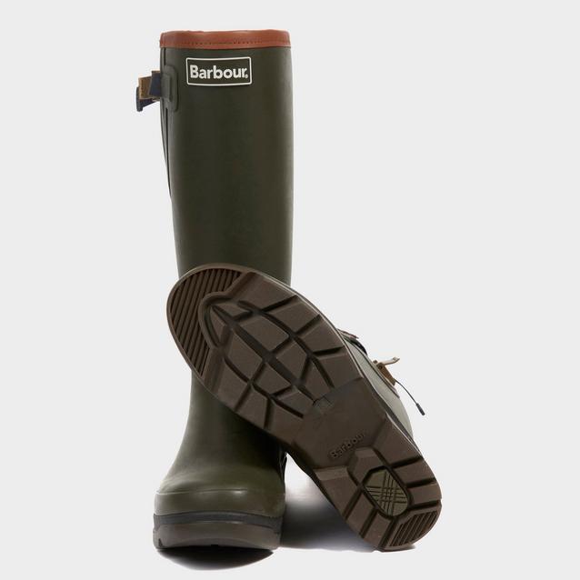 Barbour wellies best sale mens Green