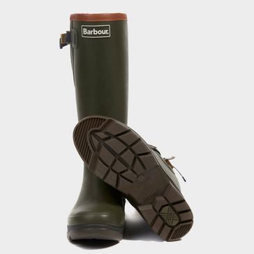 Green Barbour Mens New Tempest Wellington Boots Olive