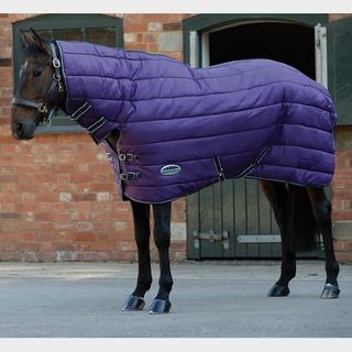 ComFiTec 210D Channel Quilt 400g Heavyweight Combo Stable Rug Purple/Black