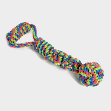 Multi Petface Toyz Rope Ball Tugger Dog Toy