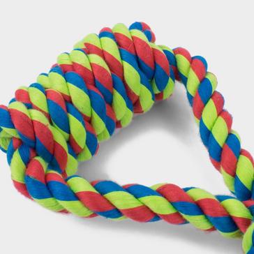 Multi Petface Toyz Rope Ball Tugger Dog Toy