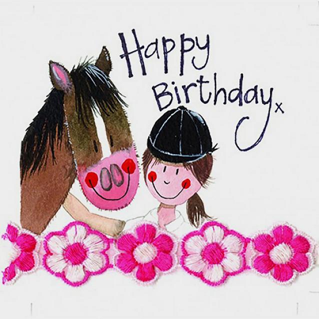  Alex Clark Little Sparkle Card Horse & Rider image 1