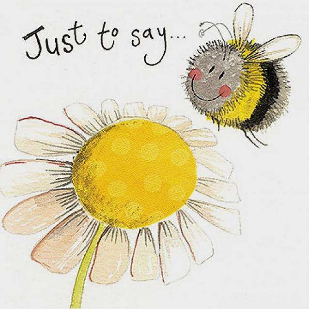  Alex Clark Little Sparkle Card Just Bee image 1