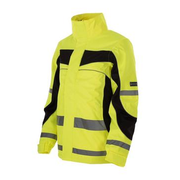 Yellow Equisafety Inverno Waterproof Reversible Jacket Yellow