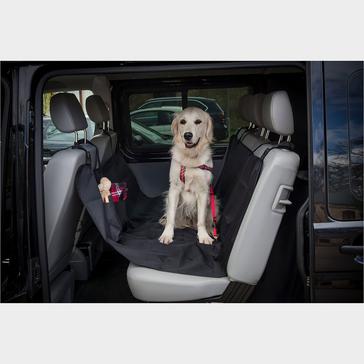 Black Petface Waterproof Rear Car Seat Cover