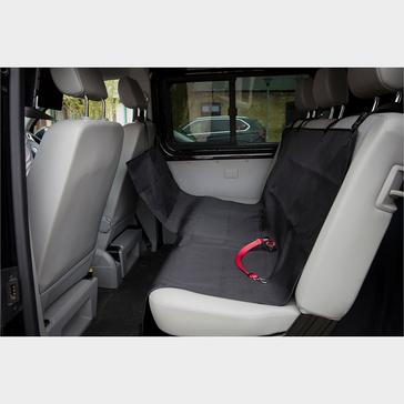 Black Petface Waterproof Rear Car Seat Cover