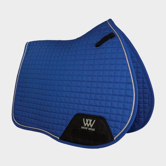 Blue Woof Wear Contour GP Saddle Pad Electric Blue image 1