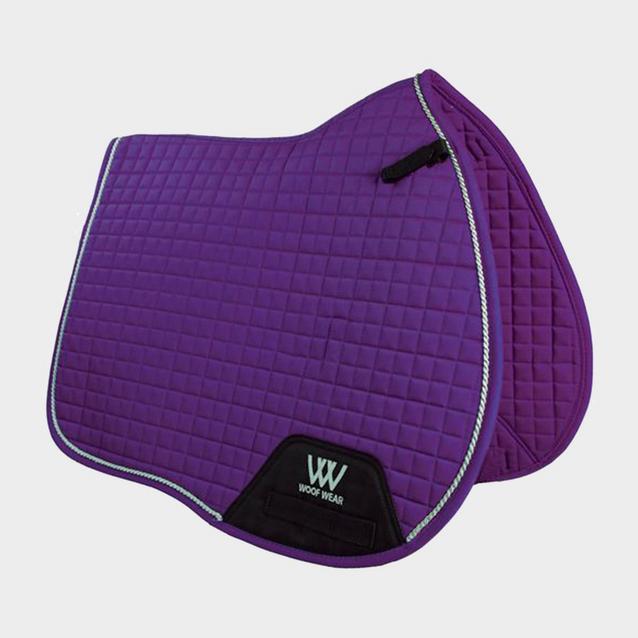 Purple Woof Wear Contour GP Saddle Pad Ultra Violet image 1