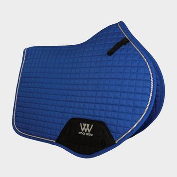 Blue Woof Wear Contour Close Contact Saddle Pad Electric Blue