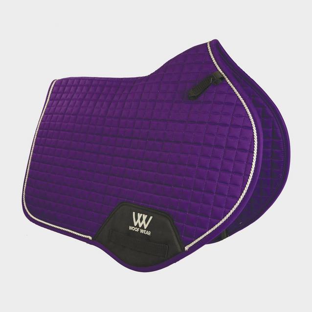 Purple Woof Wear Contour Close Contact Saddle Pad Ultra Violet image 1