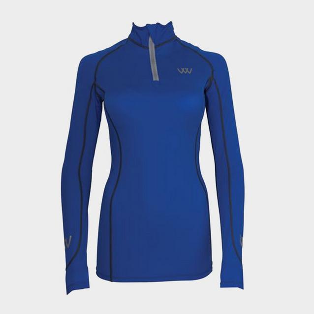 Blue Woof Wear Performance Riding Shirt Electric Blue image 1
