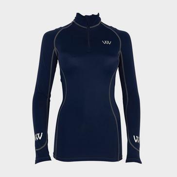 Blue Woof Wear Performance Riding Shirt Navy