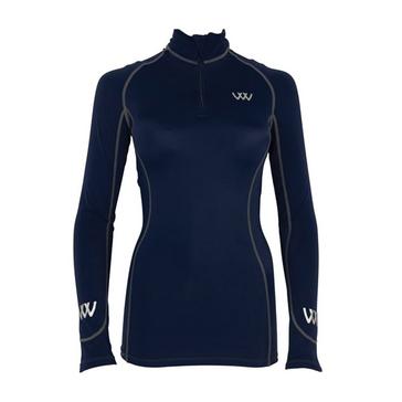 Blue Woof Wear Performance Riding Shirt Navy