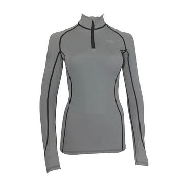 Grey Woof Wear Performance Riding Shirt Brushed Steel