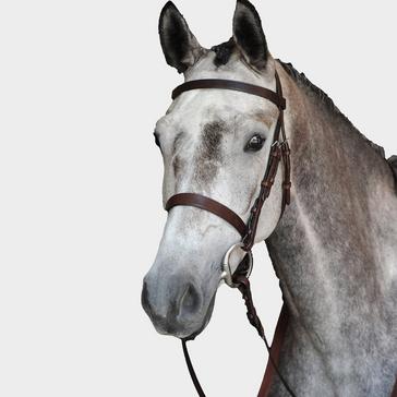 Brown Collegiate Hunt Cavesson Bridle IV Brown
