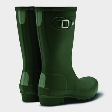 Green Hunter Kids Original Wellington Boots Hunter Green