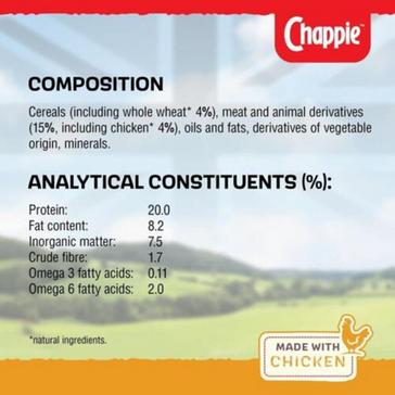 Clear CHAPPIE Complete Beef & Wholegrain Cereal