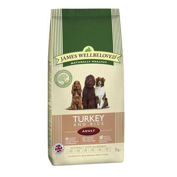 Clear James Wellbeloved Adult Turkey & Rice Dog Food 