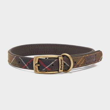 Brown Barbour Tartan Dog Collar Classic Tartan