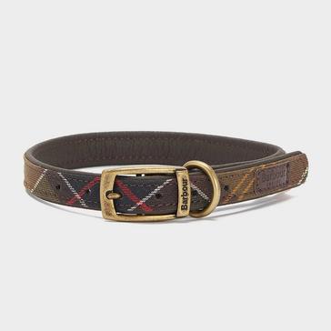 Tan Barbour Tartan Dog Collar Classic Tartan