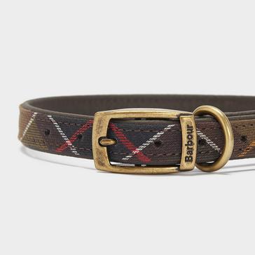 Tan Barbour Tartan Dog Collar Classic Tartan