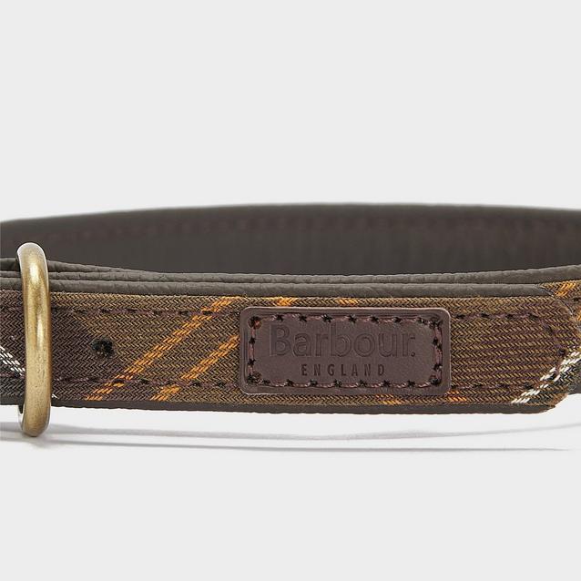 Tartan dog deals collar barbour