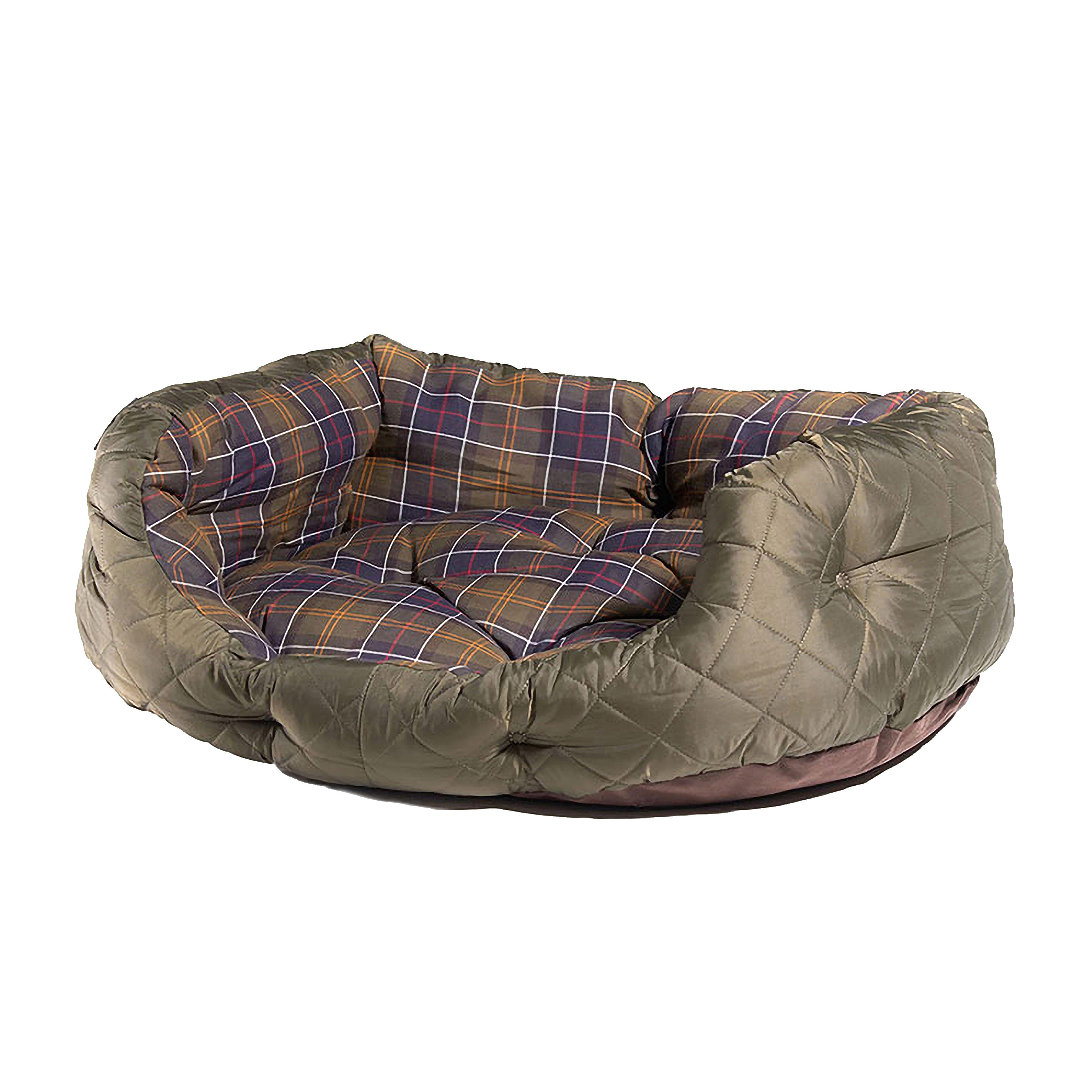 Quilted Dog Bed Olive