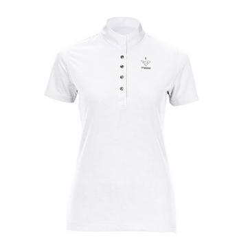 White Pikeur Ladies Damen Half Sleeve Competition Shirt White 8