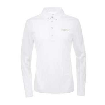 White Pikeur Mens Resa Competition Shirt White