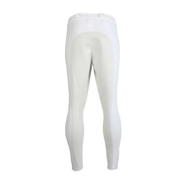 White Pikeur Mens Volturno Breeches White