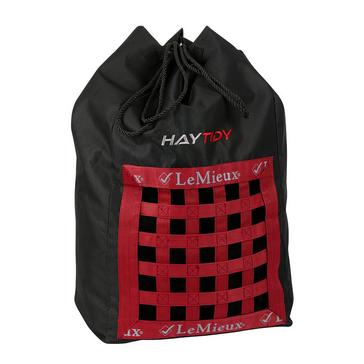 Black LeMieux Hay Tidy Bag Black/Red